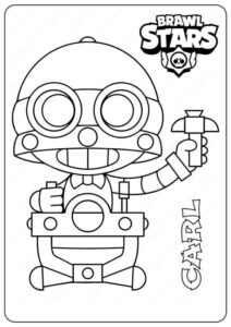 Desenho de Brawl Stars Desenho Colorir Imprimir 27