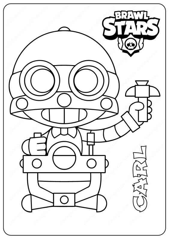 Desenho de Brawl Stars Desenho Colorir Imprimir 27