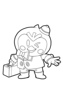 Desenho de Brawl Stars Desenho Colorir Imprimir 30