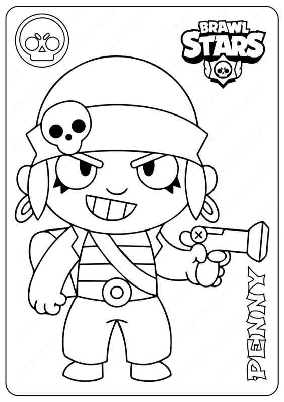Desenho de Brawl Stars Desenho Colorir Imprimir 51