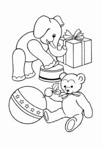 Desenho de Brinquedos Desenho Colorir Imprimir 28