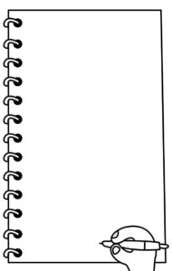 Desenho de Caderno Desenho Colorir Imprimir 7