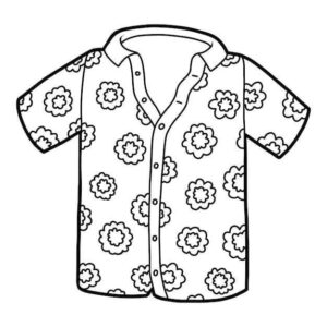 Desenho de Camisa Desenho Colorir Imprimir 07