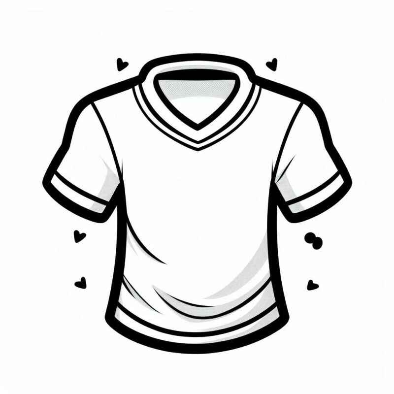 Desenho de Camisa Desenho Colorir Imprimir 19
