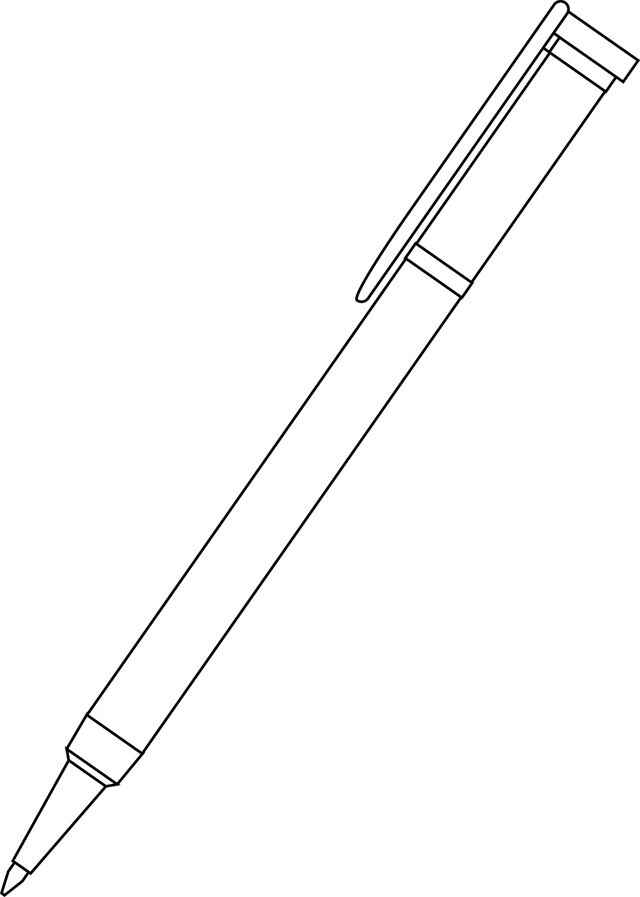 Desenho de Caneta Desenho Colorir Imprimir 02