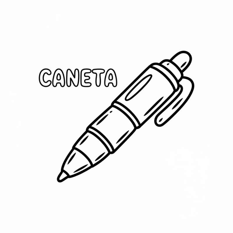 Desenho de Caneta Desenho Colorir Imprimir 12