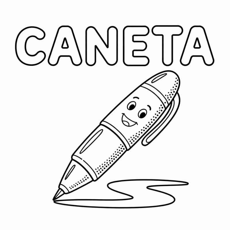 Desenho de Caneta Desenho Colorir Imprimir 13