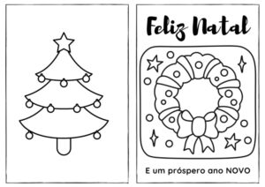 Desenho de Cartao De Natal Desenho Colorir Imprimir 05