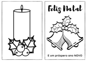 Desenho de Cartao De Natal Desenho Colorir Imprimir 07