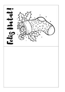 Desenho de Cartao De Natal Desenho Colorir Imprimir 08