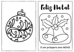 Desenho de Cartao De Natal Desenho Colorir Imprimir 09