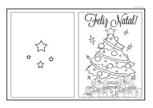 Desenho de Cartao De Natal Desenho Colorir Imprimir 10