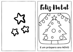 Desenho de Cartao De Natal Desenho Colorir Imprimir 12