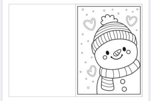 Desenho de Cartao De Natal Desenho Colorir Imprimir 15