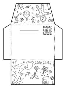 Desenho de Cartao De Natal Desenho Colorir Imprimir 16