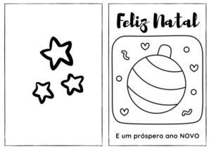 Desenho de Cartao De Natal Desenho Colorir Imprimir 17