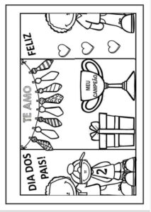 Desenho de Cartao Dia Dos Pais Desenho Colorir Imprimir 05