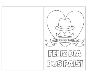 Desenho de Cartao Dia Dos Pais Desenho Colorir Imprimir 20
