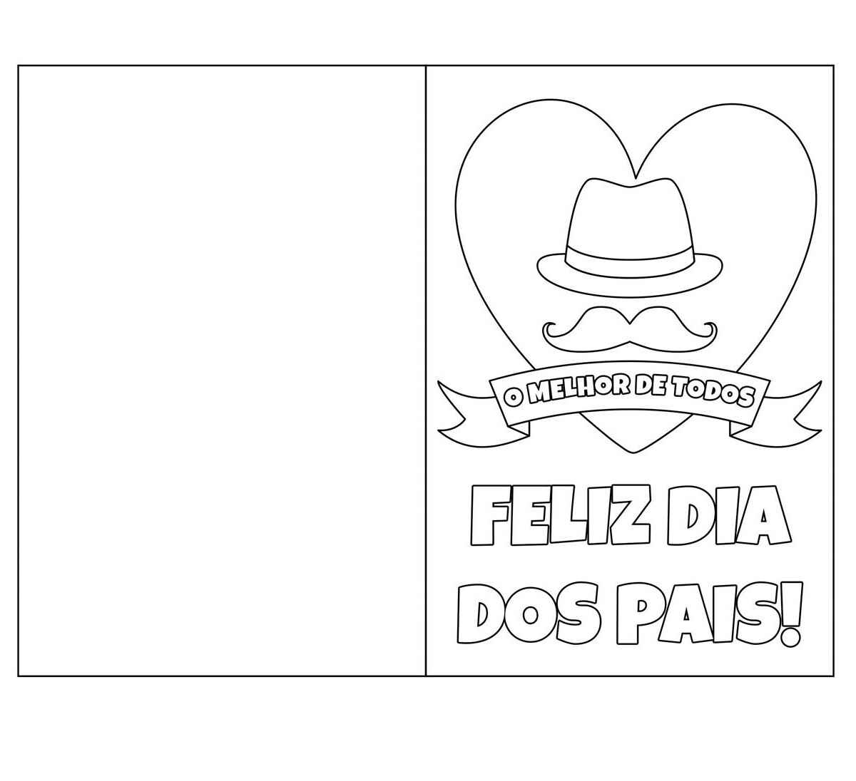 Desenho de Cartao Dia Dos Pais Desenho Colorir Imprimir 20