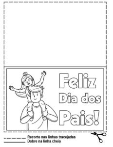 Desenho de Cartao Dia Dos Pais Desenho Colorir Imprimir 27