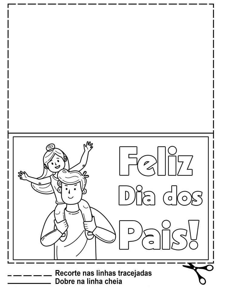 Desenho de Cartao Dia Dos Pais Desenho Colorir Imprimir 27