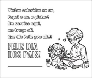 Desenho de Cartao Dia Dos Pais Desenho Colorir Imprimir 30