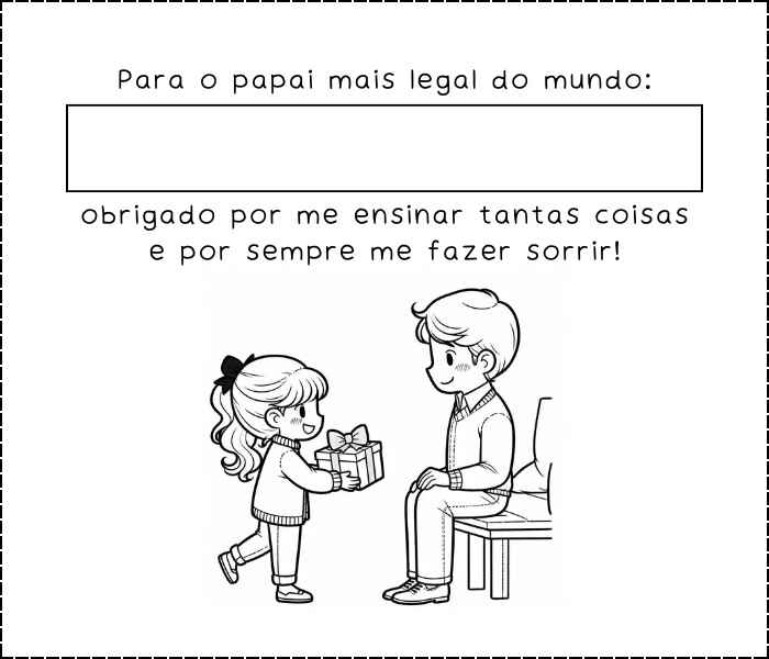 Desenho de Cartao Dia Dos Pais Desenho Colorir Imprimir 31