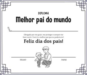 Desenho de Cartao Dia Dos Pais Desenho Colorir Imprimir 32