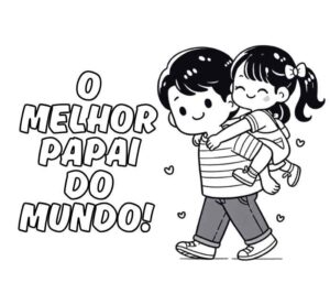 Desenho de Cartao Dia Dos Pais Desenho Colorir Imprimir 36