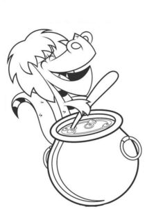 Desenho de Cuca Desenho Colorir Imprimir 10