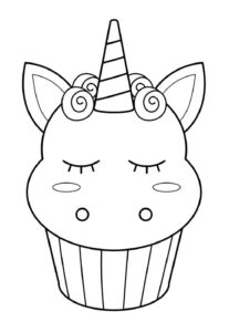 Desenho de Cupcake Desenho Colorir Imprimir 17