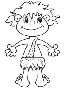 Desenho de Curupira Desenho Colorir Imprimir 06