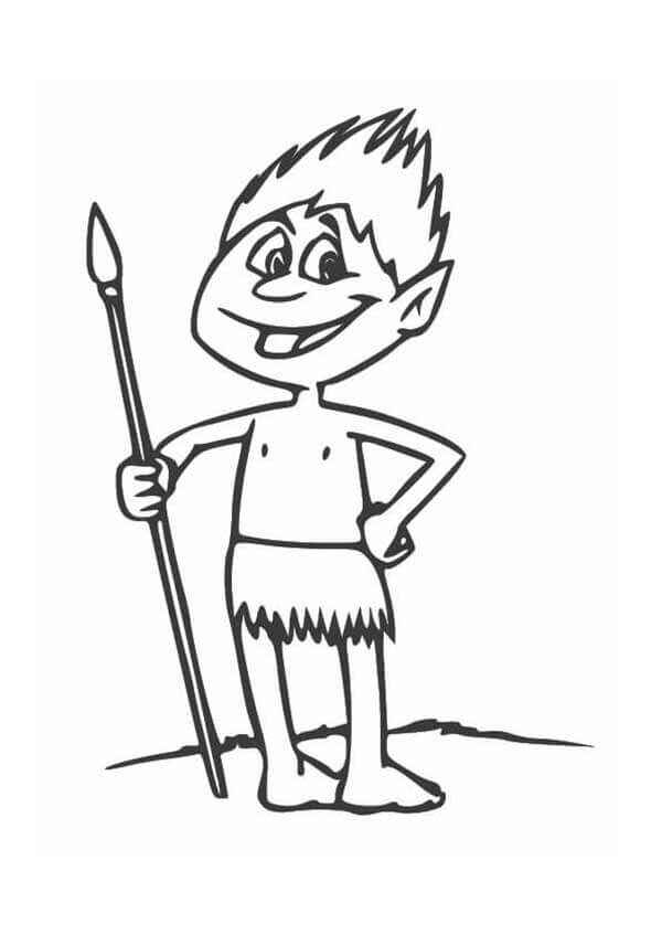 Desenho de Curupira Desenho Colorir Imprimir 10