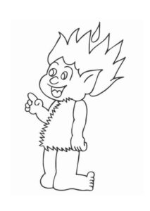 Desenho de Curupira Desenho Colorir Imprimir 11