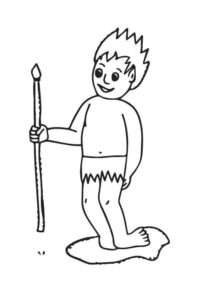 Desenho de Curupira Desenho Colorir Imprimir 13