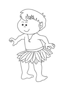 Desenho de Curupira Desenho Colorir Imprimir 16