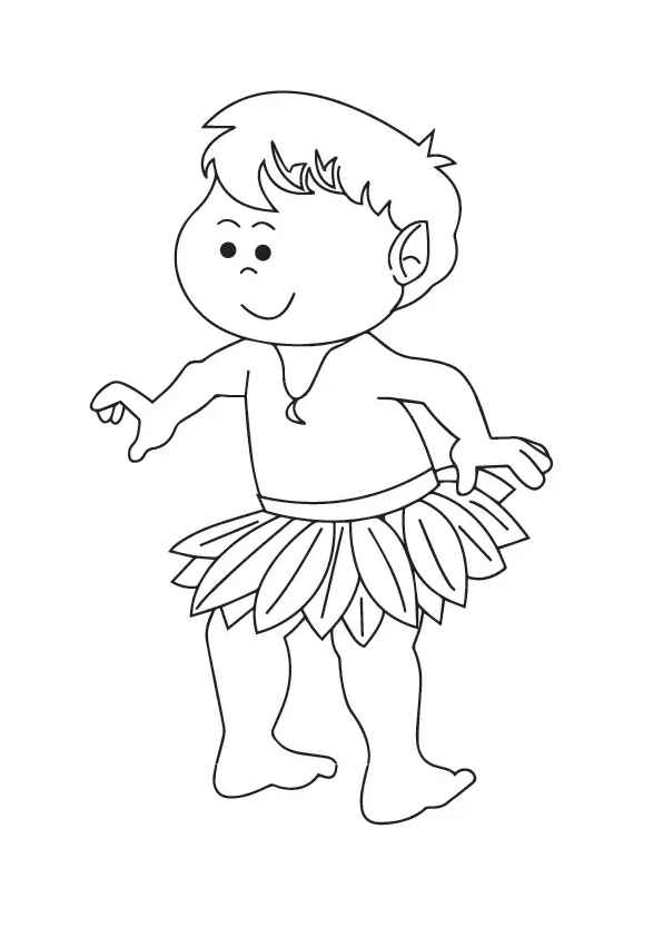 Desenho de Curupira Desenho Colorir Imprimir 16