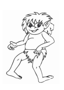 Desenho de Curupira Desenho Colorir Imprimir 17