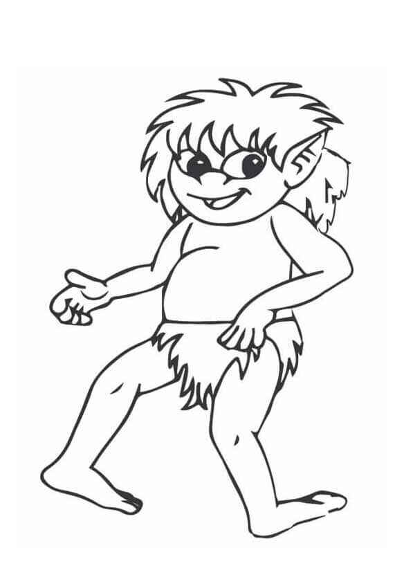 Desenho de Curupira Desenho Colorir Imprimir 17