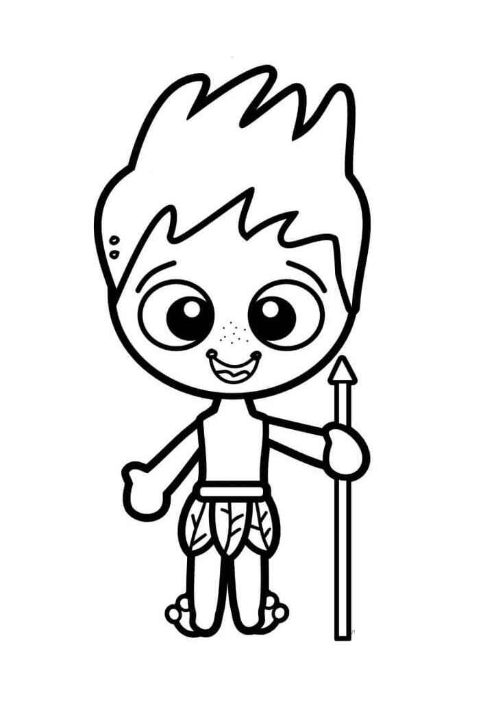 Desenho de Curupira Desenho Colorir Imprimir 27