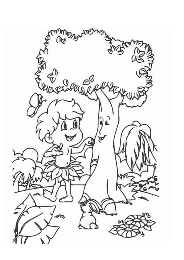 Desenho de Curupira Desenho Colorir Imprimir 28