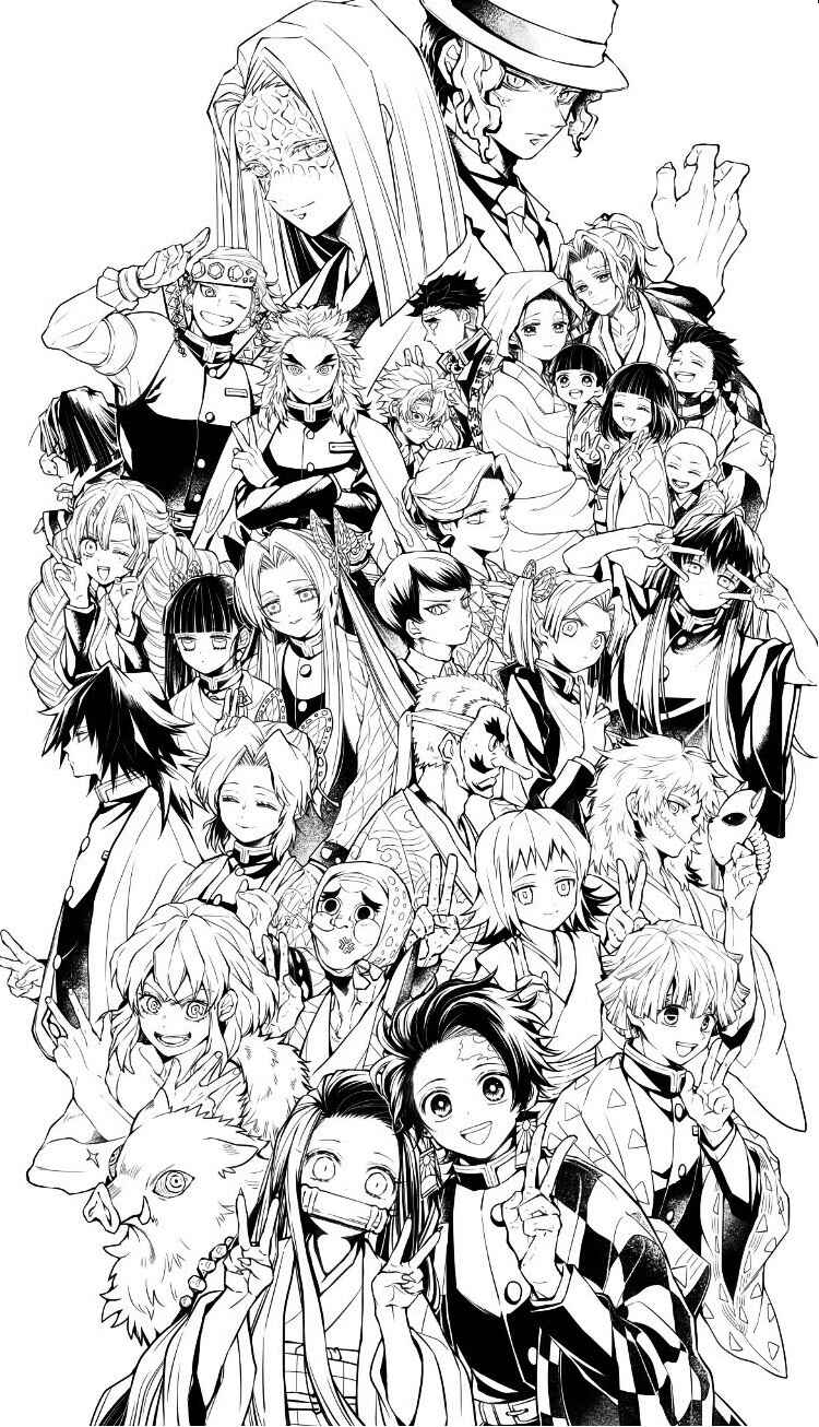 Desenho de Demon Slayer Desenho Colorir Imprimir 13