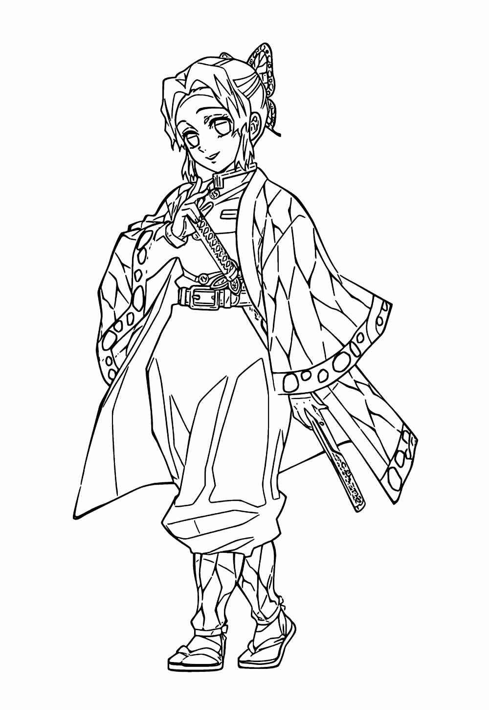 Desenho de Demon Slayer Desenho Colorir Imprimir 20