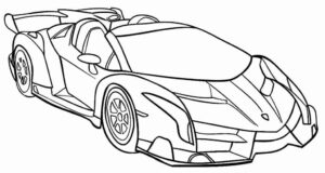 Desenho de Ferrari Desenho Colorir Imprimir 30