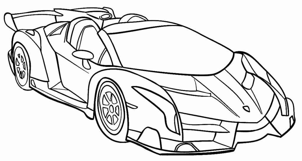 Desenho de Ferrari Desenho Colorir Imprimir 30