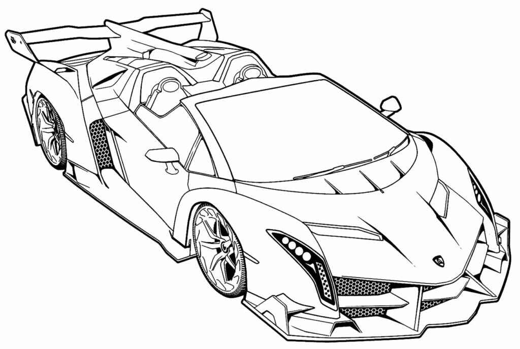 Desenho de Ferrari Desenho Colorir Imprimir 35
