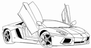 Desenho de Ferrari Desenho Colorir Imprimir 38