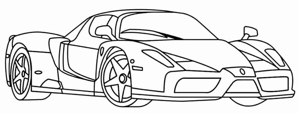 Desenho de Ferrari Desenho Colorir Imprimir 42