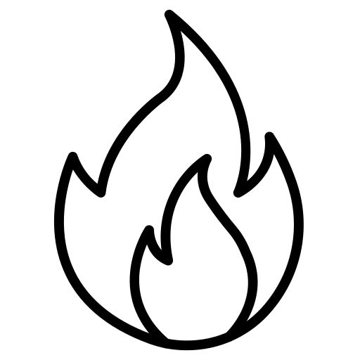Desenho de Fogo Desenho Colorir Imprimir 06