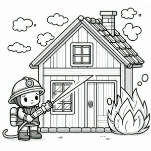 Desenho de Fogo Desenho Colorir Imprimir 08